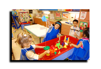 Measuring water in containers